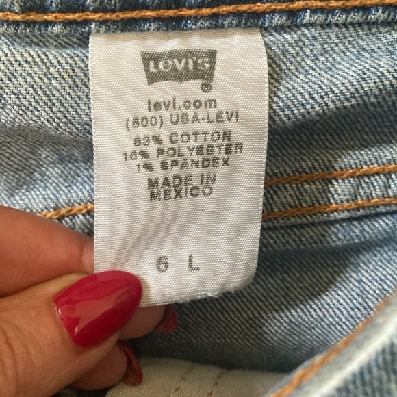 Levi’s 505 Straight Leg Jeans Sparkle Glitter Butterfly Back Pocket Vintage Y2K - Picture 9 of 13